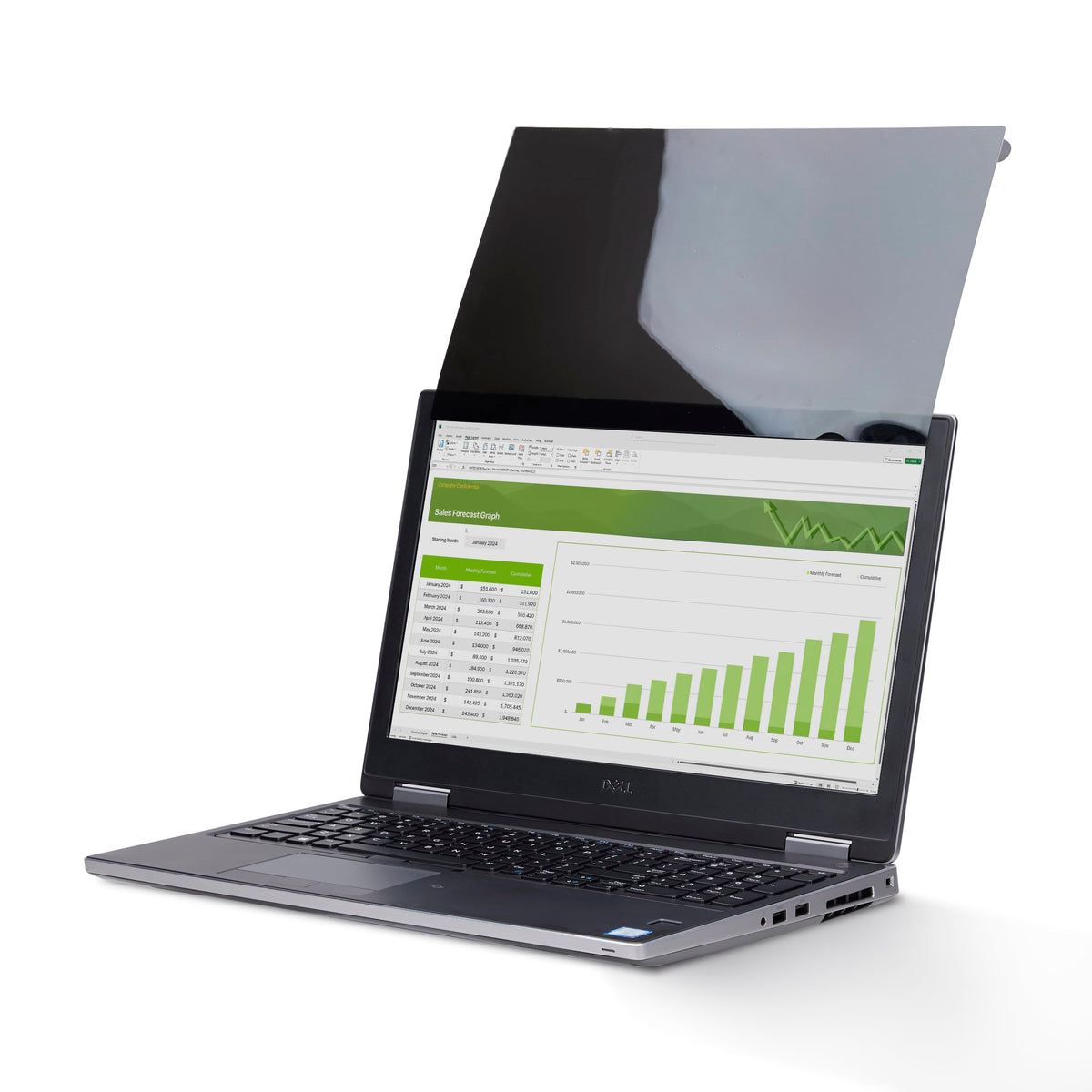 StarTech 12.1in 16:10 Flip-Up Privacy Screen Filter, Laptop Security Shield