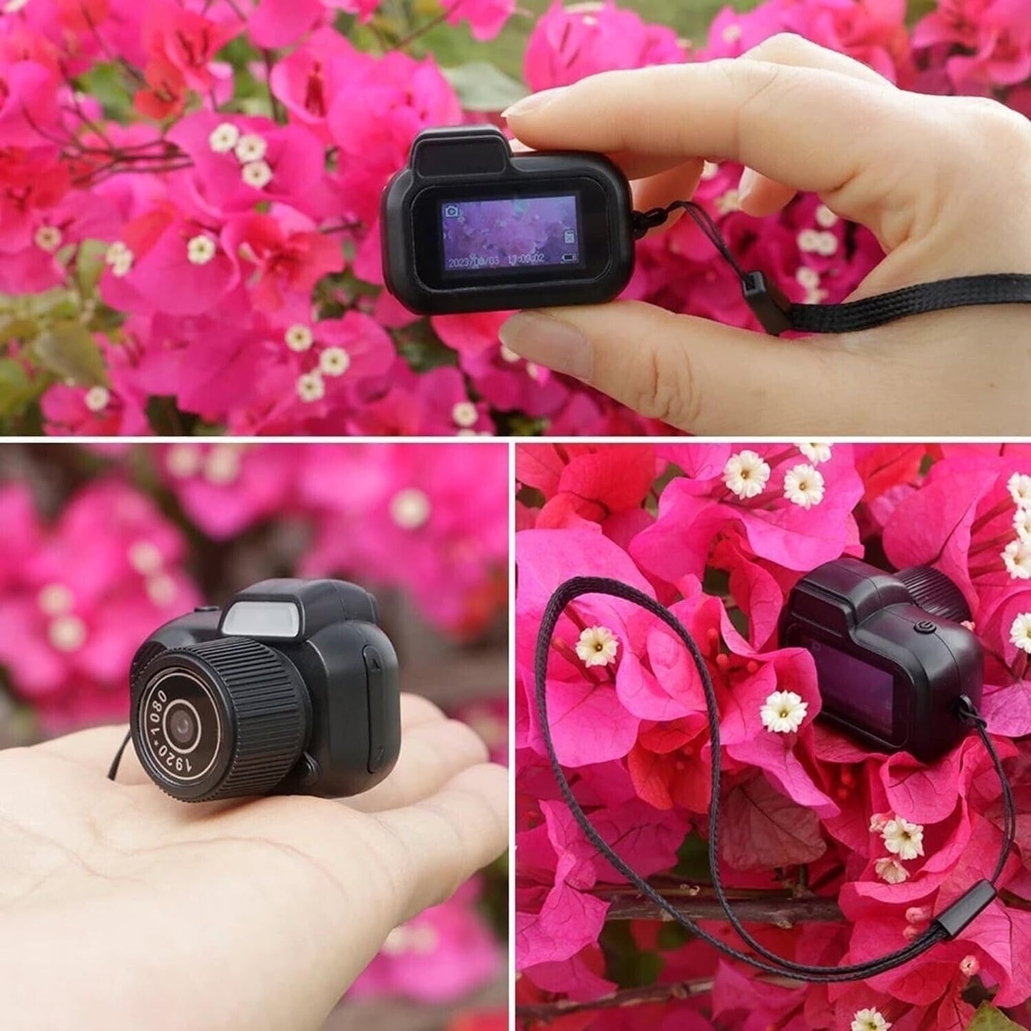 Lmuwecno Mini Camera Keychain, 1080p HD, DV Video, for Students & Kids (128G)