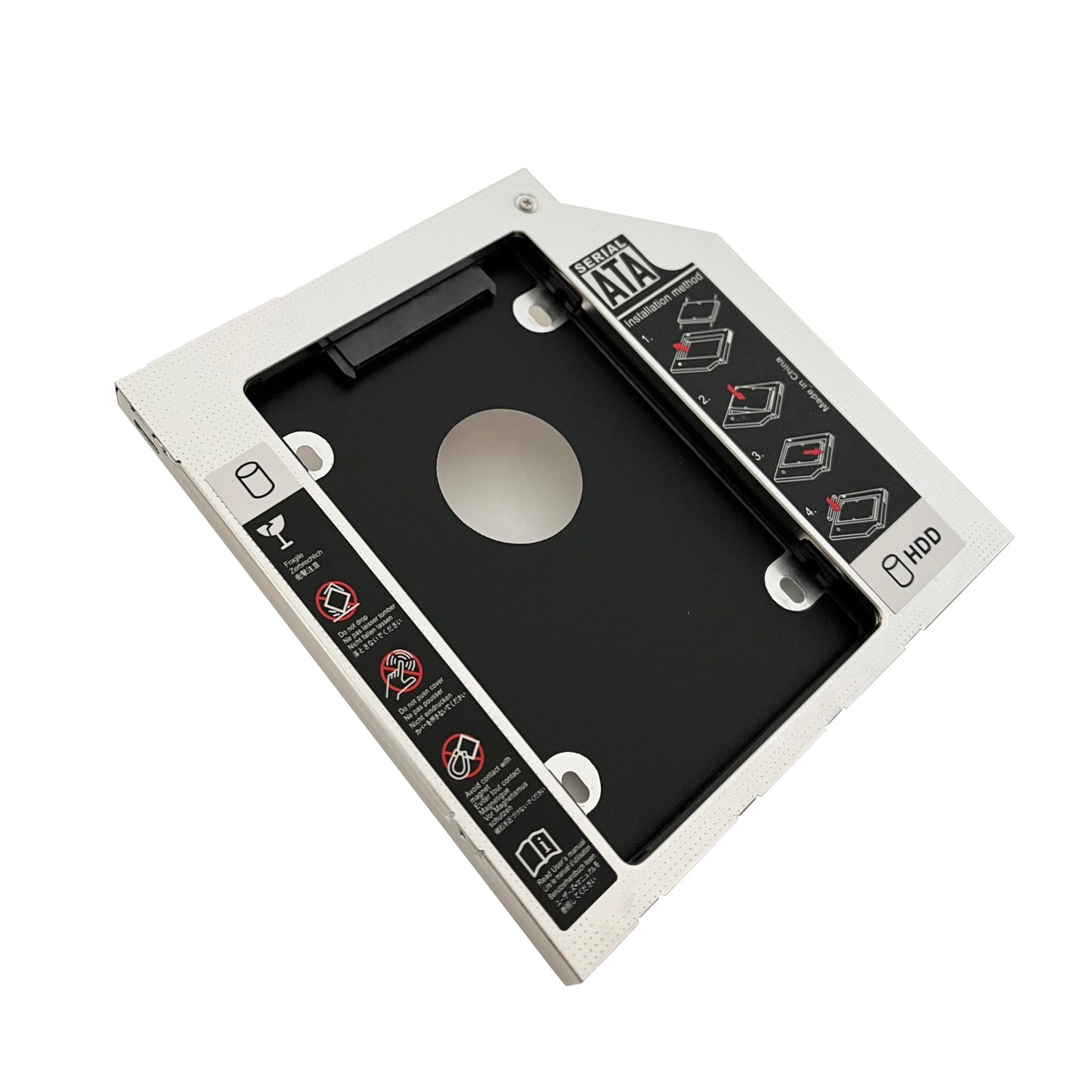 DY-tech 2nd HDD SSD SATA Hard Drive Caddy for Dell Inspiron 15R 5521 5537 15-5000 Series