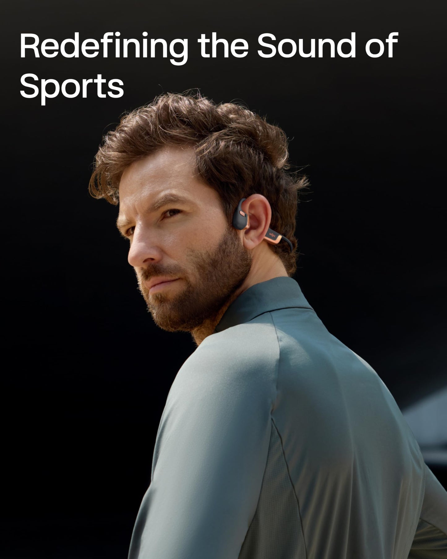 SHOKZ OpenRun Pro 2 Bone Conduction Headphone, Rose Gold, Free Gym Bag