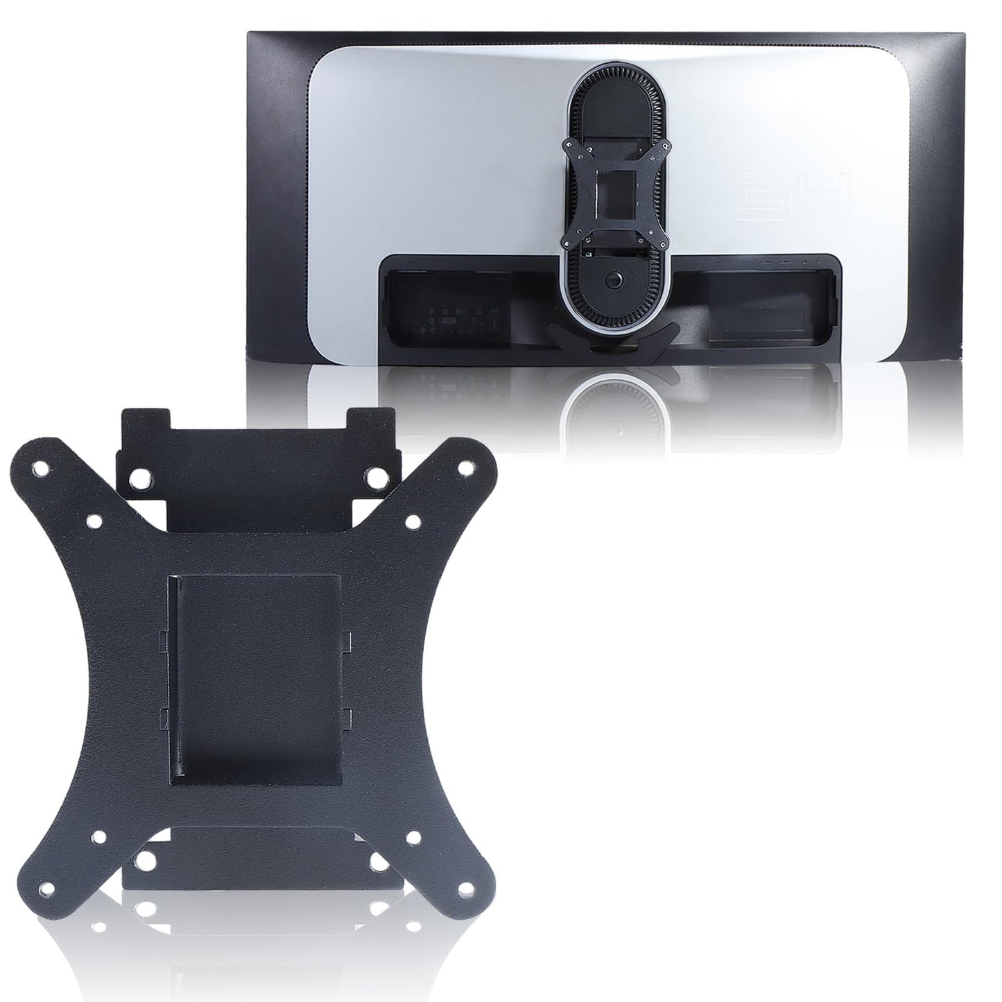 AW3423DW VESA Adapter Compatible with Alienware 34" Curved QD-OLED Gaming Monitors (Fits AW3423DW)-75x75 to 100x100 VESA Mount Adapter Bracket