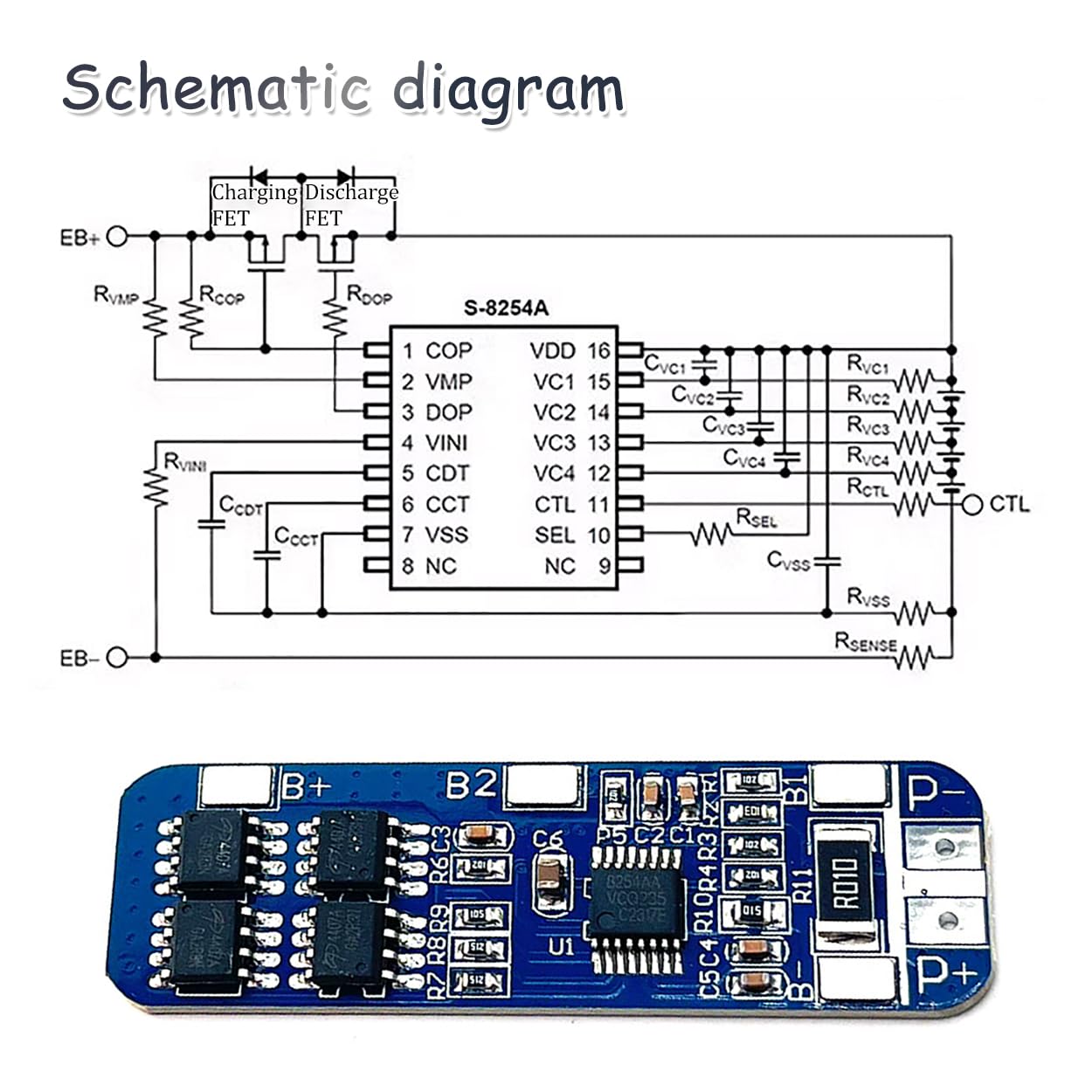 Comidox 3S 12V 10A 18650 Lithium Battery Protection Board BMS Li-ion Charger Protection Module Anti-Overcharge/Over-Discharge/Over-Current/Short…