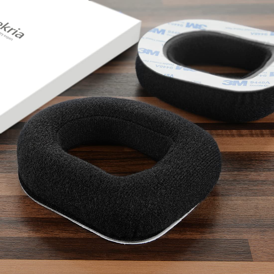 Geekria Comfort Velour Replacement Ear Pads for Astro A10 Gaming Headset Headphones Ear Cushions, Repair Parts with Video Guide (Black)