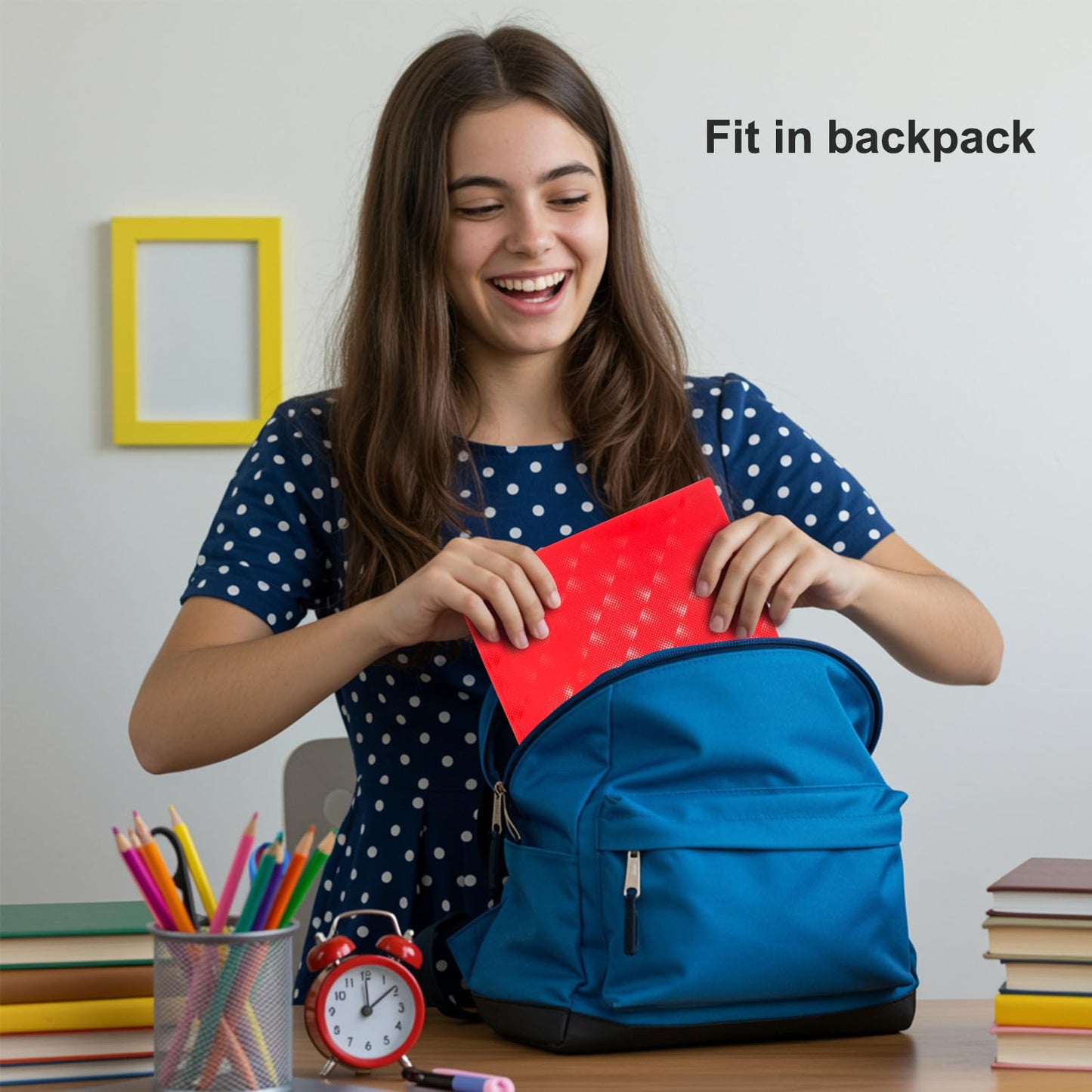 ViVin Plastic Folders with Pockets and Prongs,6 Pack,Heavy Duty 2-Pocket File Folder with 3 Fasteners,Fits Letter Size Paper,for School Home
