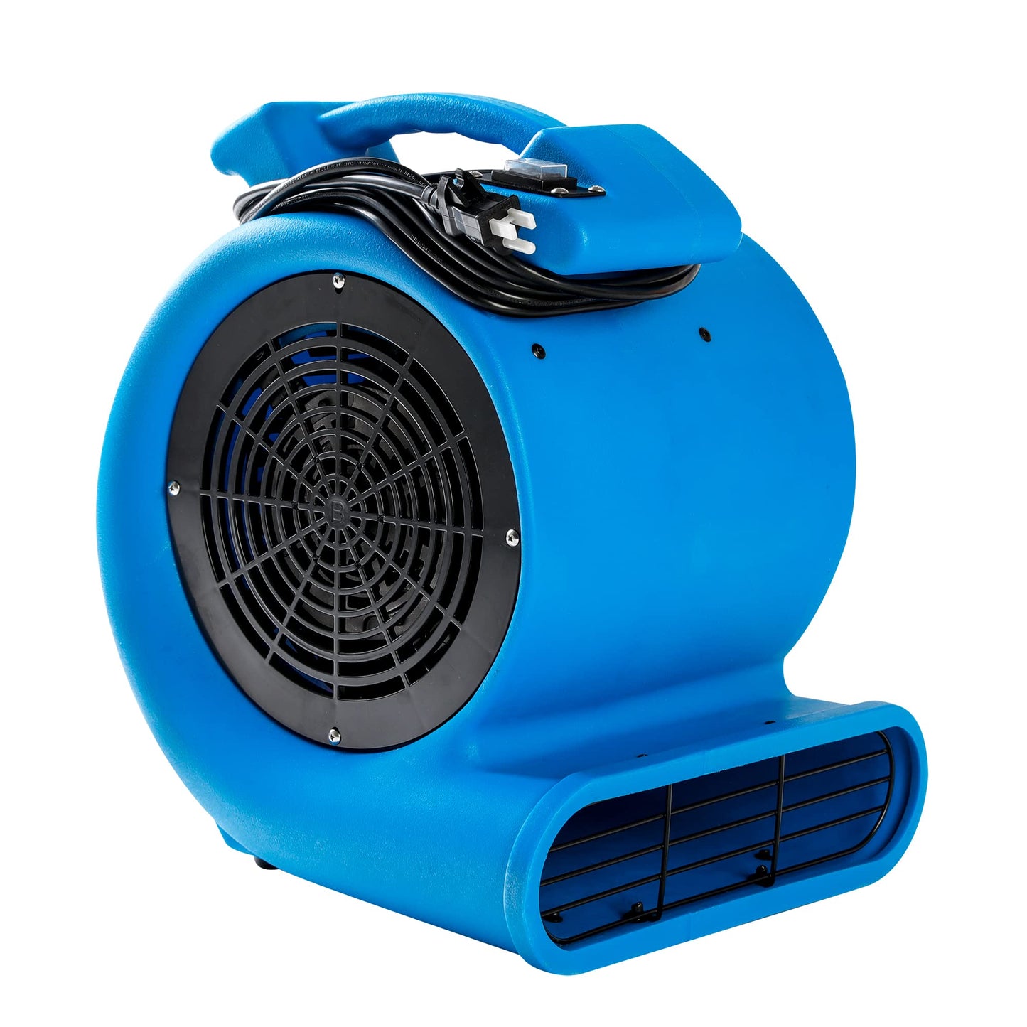 Mounto 1/2hp Air Mover Floor Drying Blower Fan - Powerful 1/2HP Motor Carpet Dryer, 2200 CFM Air Flow, Lightweight Design, 2-Speed Settings