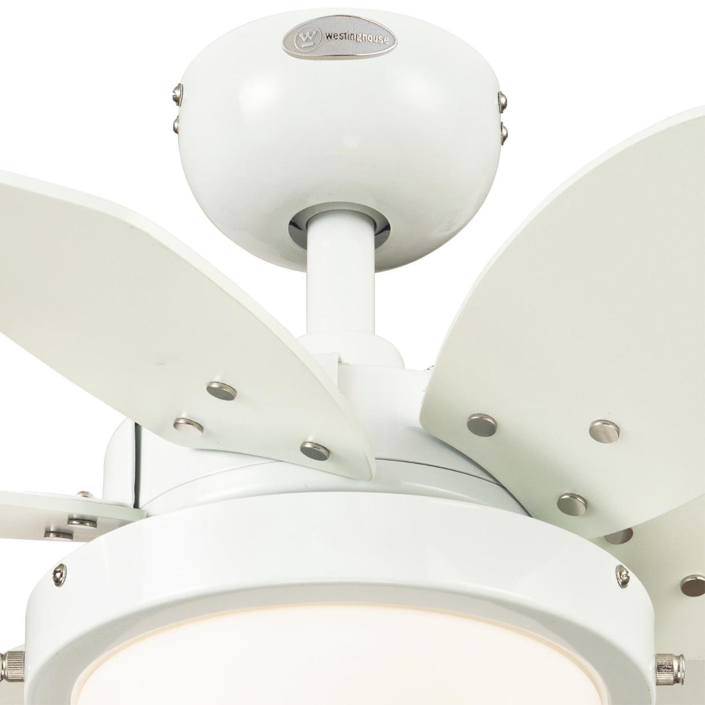 Westinghouse 7224700 Quince LED Ceiling Fan with Light, 24-Inch, White