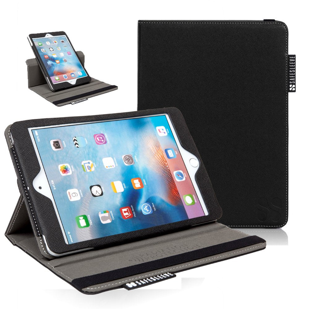 SafeSleeve Shockproof Tablet Case for iPad mini 1, 2, 3 & 4, Black