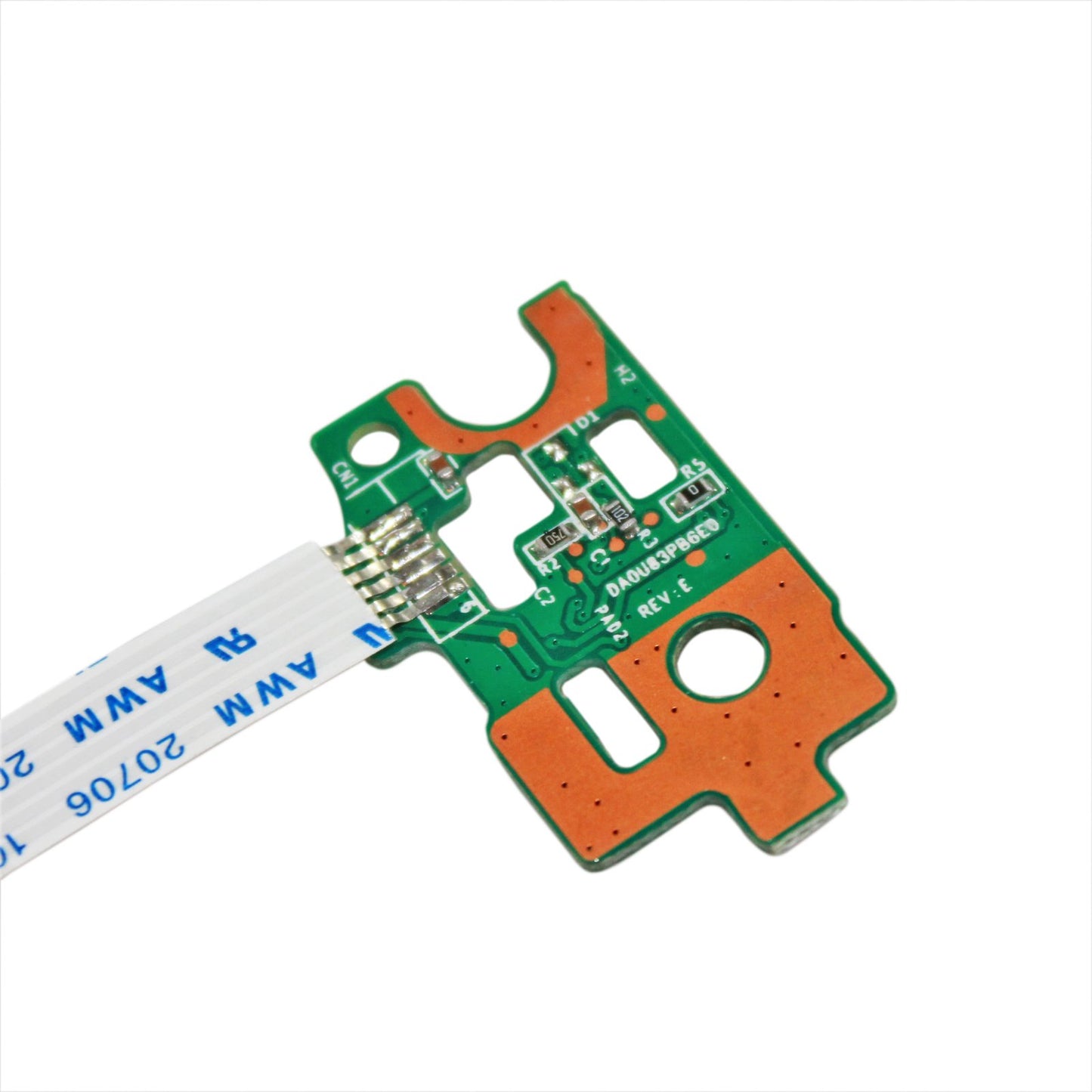 Zahara Power Switch Button Board with Ribbon Cable Replacement for HP Pavilion 14-N DA0U83PB6E0 15-N 732076-001 15-F 776780-001 15-f023wm 15-f024wm