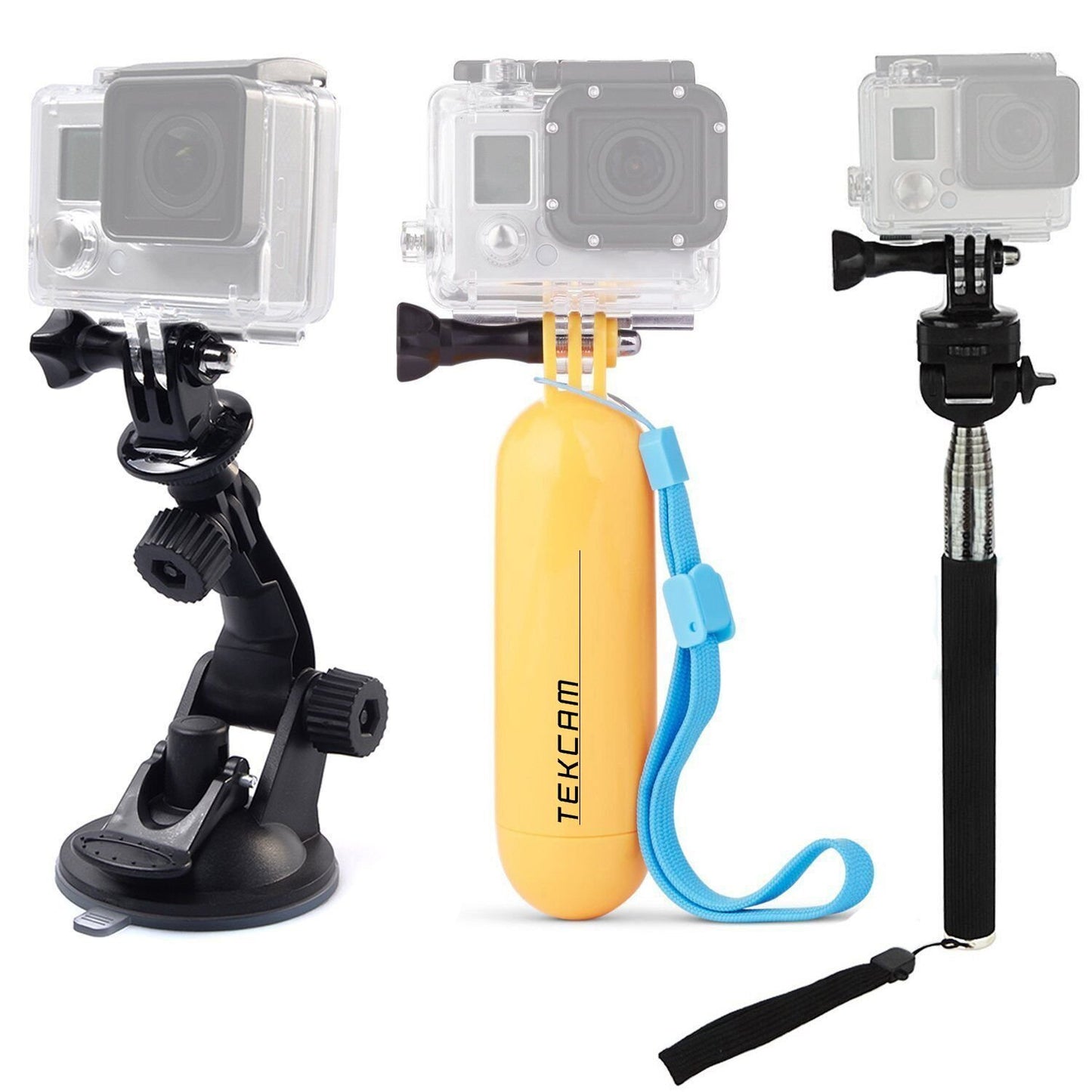 Action Camera Accessories Kit Compatible with Gopro Hero 13 12 11 10 9 8/AKASO EK7000/Brave 4/Brave 7 LE/DJI Osmo Action 5 pro/ODDV/Xilecam, Selfie
