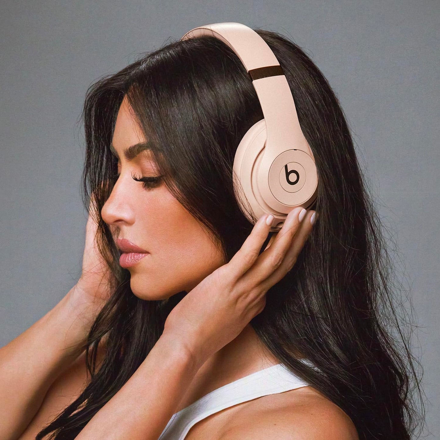 Beats Studio Pro x Kim Kardashian - Wireless Bluetooth Noise Cancelling Headphones - Moon (Renewed)