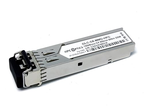 HPC Optics Compatible with Cisco GLC-SX-MMD 1000BASE-SX SFP Transceiver | 1G SX MMF 850nm GLC-SX-MMD-HPC
