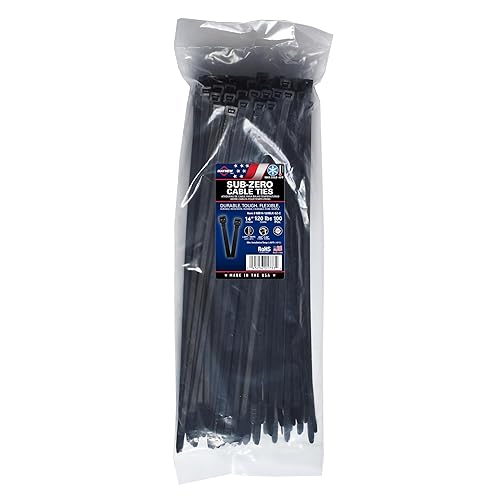 14" 120lb Sub Zero Cable Tie 100/Bg