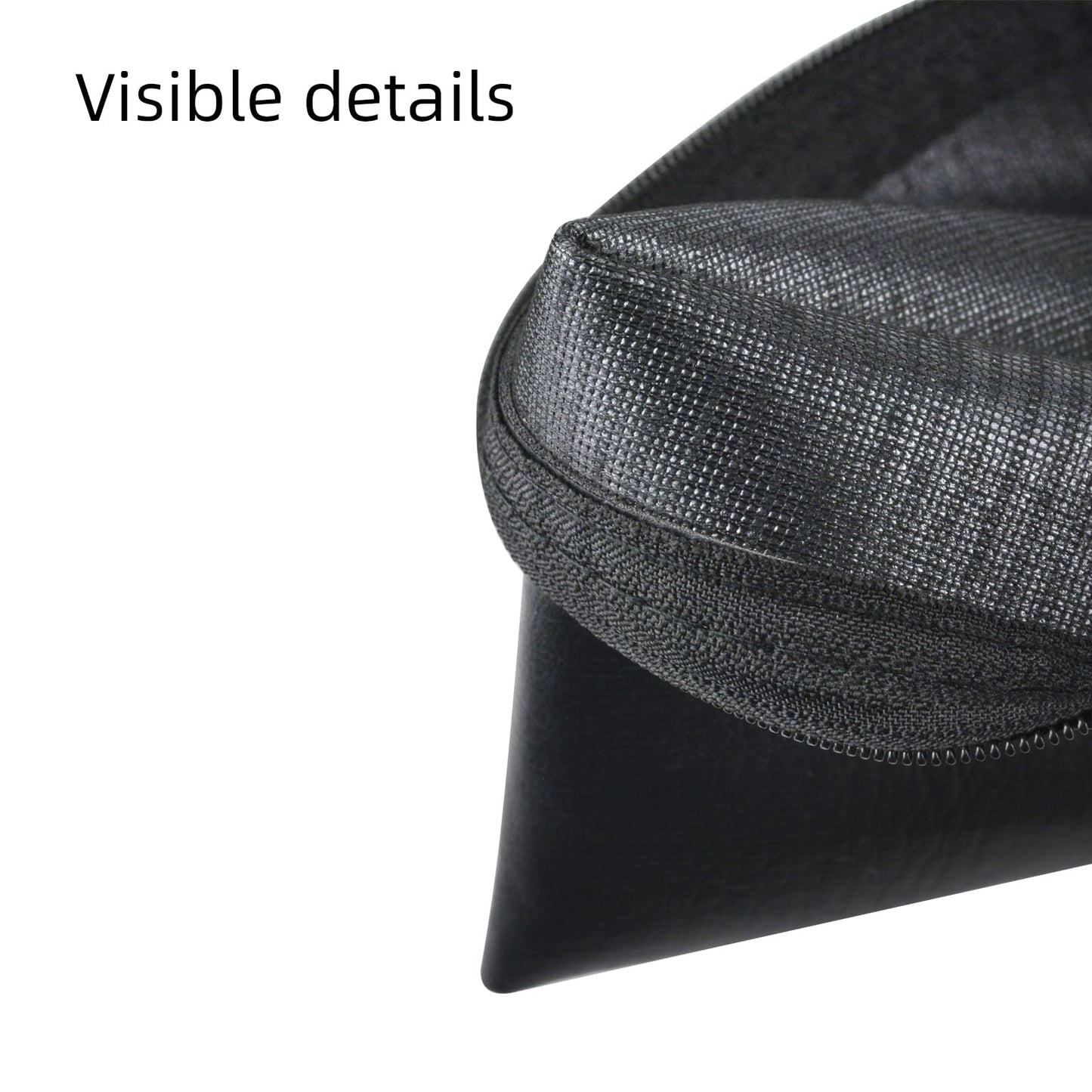 MRSDY Microphone Bag, Black Zipper Pouch Fits for Wired, Wireless Microphone, Shockproof Vocal Mic Protector, Mic Accessories Storage Bag, Easy Carry