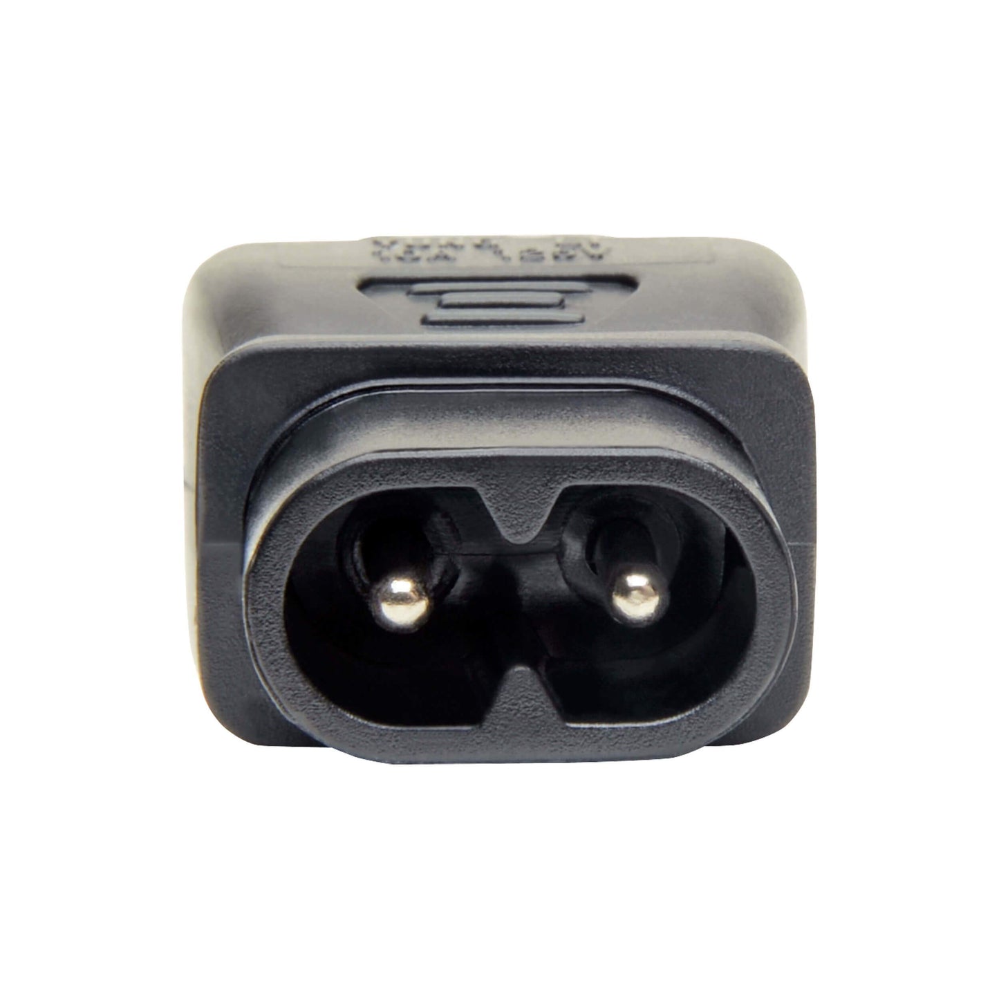 Tripp Lite Power Cord Adapter (C8 to C13 Adapter), 10A, 125V, Black (P003-000)