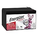 Energizer EN12-12, 12 Volt 12 Amp Hr, Long Lasting Sealed Lead Acid AGM Rechargeable Battery Ideal for Use in Backup Power, Kids Ride On, Electric…