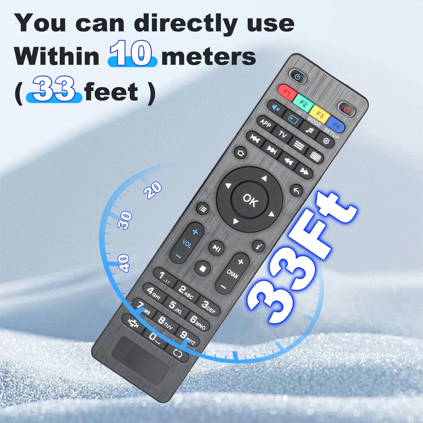 Replace Remote Control for MAG254 MAG250 Mag255 Mag256 Mag275 Mag322 Mag349 Mag410 Mag520 OTT TV Box IPTV Set-Top Box