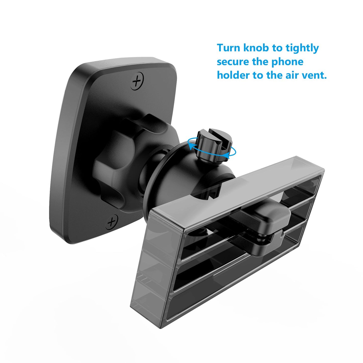 WixGear Magnetic Phone Car Mount, Universal Bite-Lock Air Vent Magnetic Phone Car Mount Holder, for Cell Phones with Swift-snap Technology
