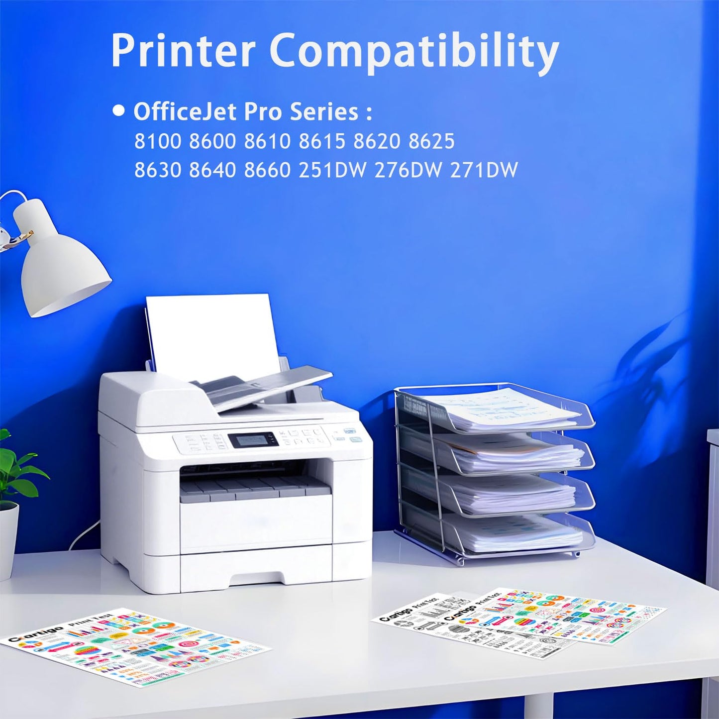 951XL High Yield Ink Cartridges Compatible for Combo Pack HP 950 951 Replacement for Officejet Pro 8100 8600 8610 8615 8620 8625 8630 251DW 276DW