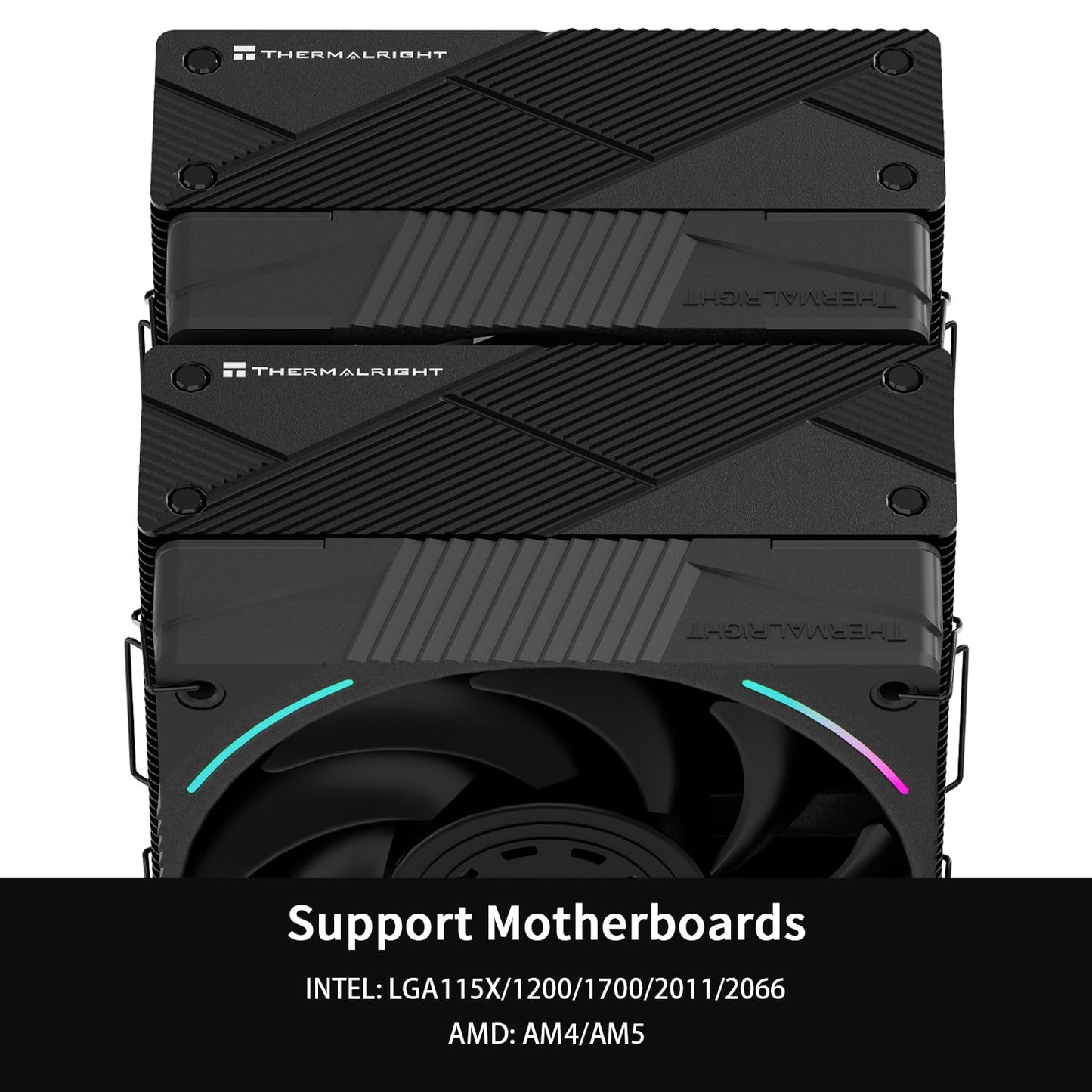 Thermalright Phantom Spirit 120 EVO CPU Cooler,7×6mm Heat Pipes CPU Air Cooler,Dual PWM Fan Computer Cooling,2150RPM Speed,for AMD AM4 AM5/Intel