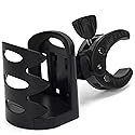 Crescendo CR-25 Drink Bottle Holder - Cup Caddy - Water, Other Beverage - Mount Clamp Accessory for Mic Stand, Handle Bar, Pole, Music or Microphone