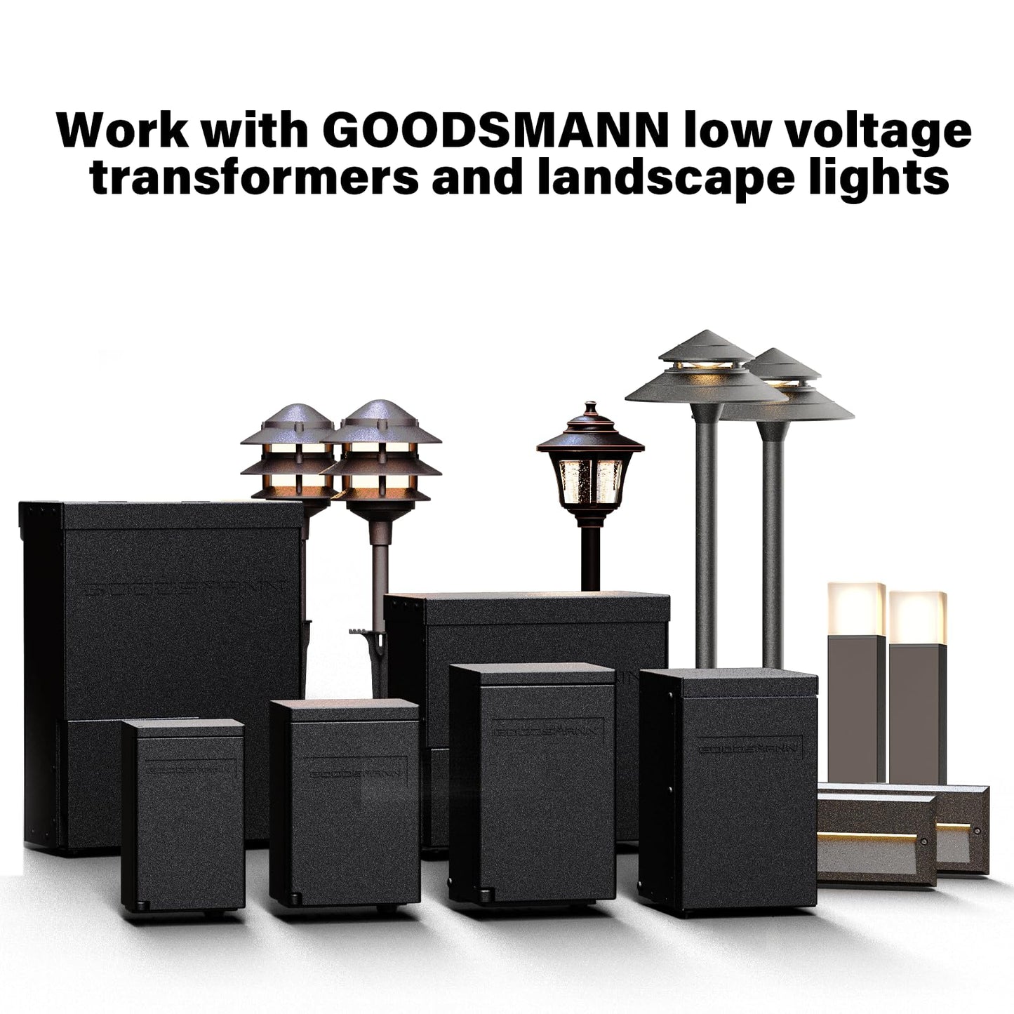 GOODSMANN Photo Eye, Light Sensor, Photo Cell for Power Pack Transformer Photosensor Remote Photo Electric Switch Dusk-to-Dawn Light Sensor Switch