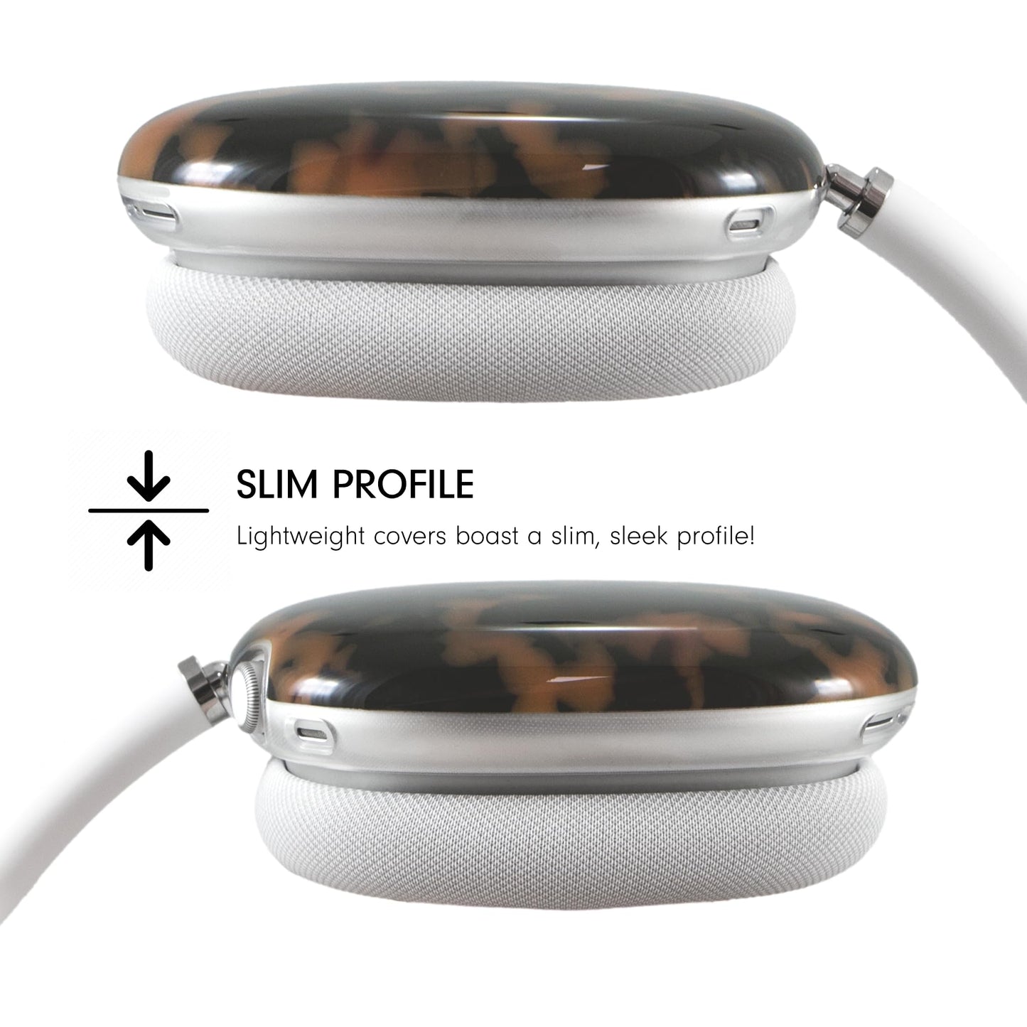 Sonix Protective Case Cover for AirPods Max Headphones | Brown Tort