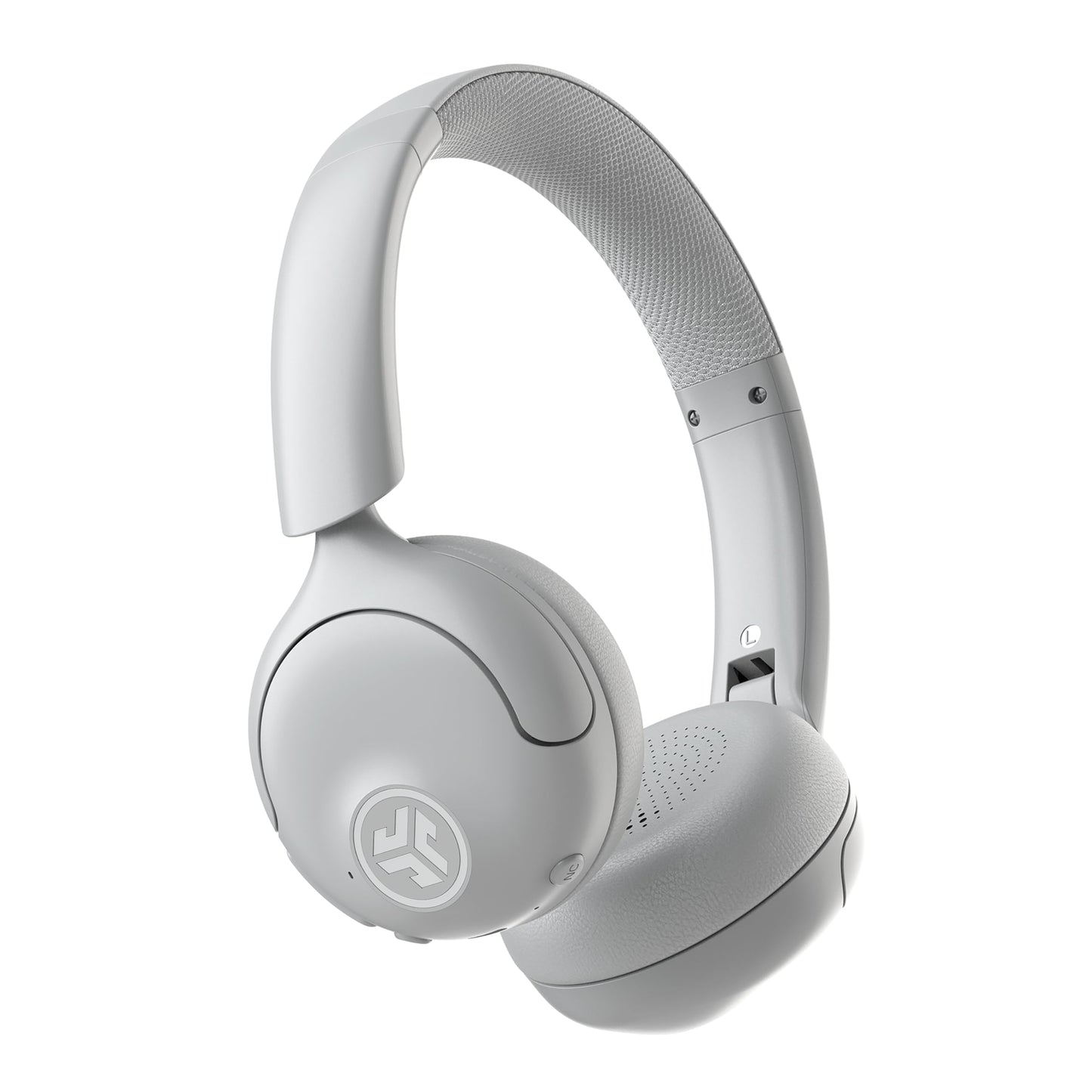 JLab, Go Lux ANC, On Ear Headphones, Active Noise Cancelling, Bluetooth MultIPoint, Cloud White