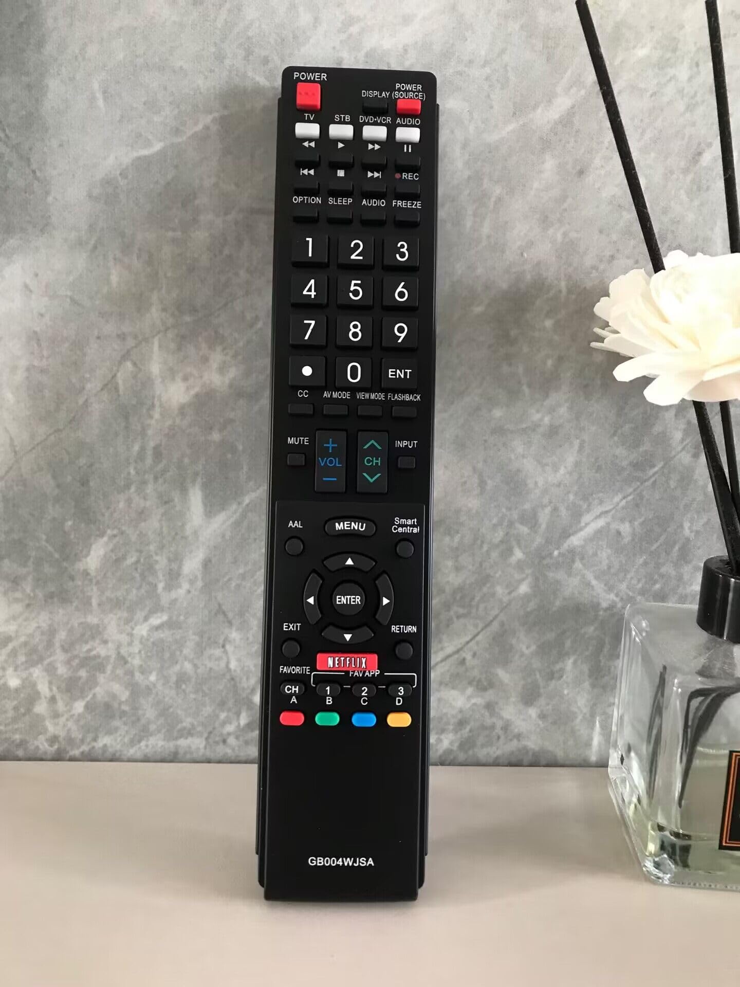 GB004WJSA Universal Replacement Remote Control for All Sharp Aquos Smart TV GB005WJSA LC-70LE640U LC-70LE650U LC-80LE650U LC-90LE657U LC-60LE755U