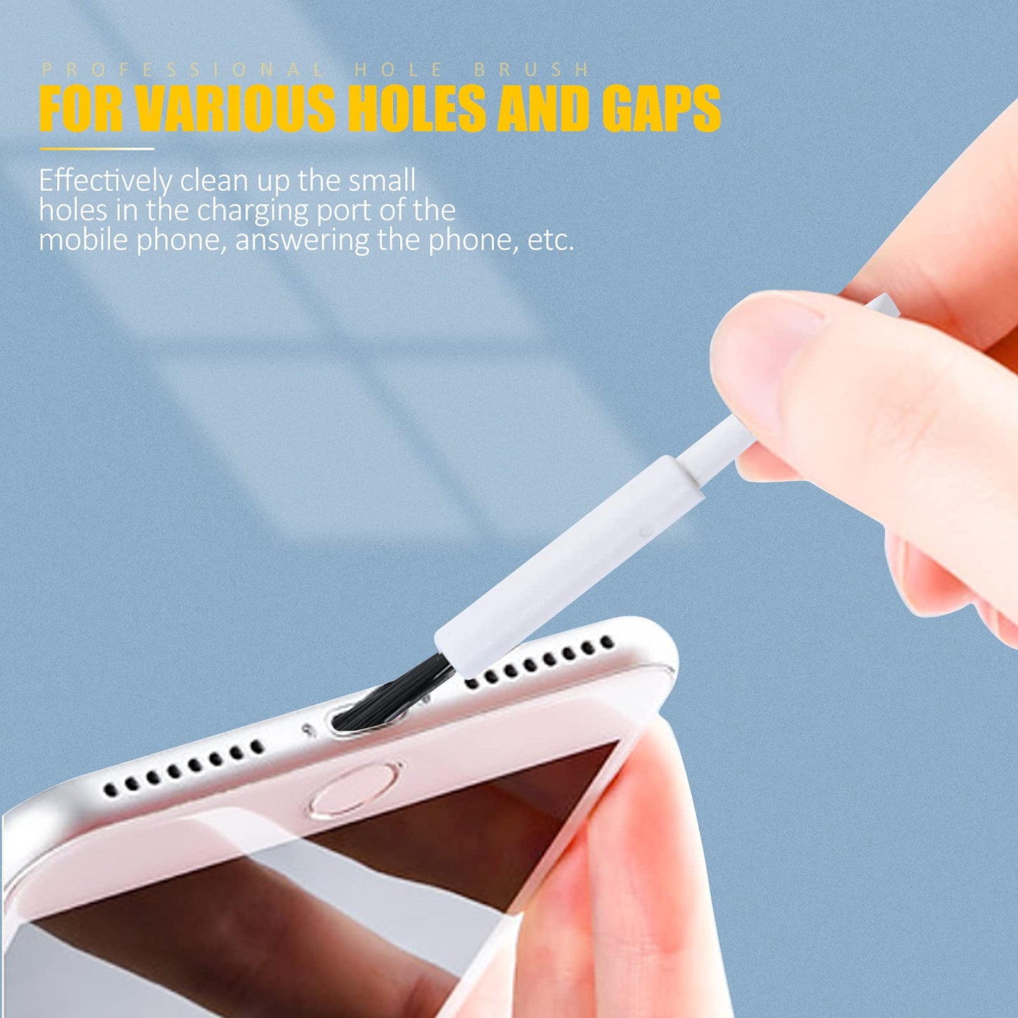 Computer Cleaning Kit, Keyboard Cleaning Brush with Carry Bag 20 in 1 Anti Static Brush for Computer Car Player Printer Camera Cleaning Brush Kit