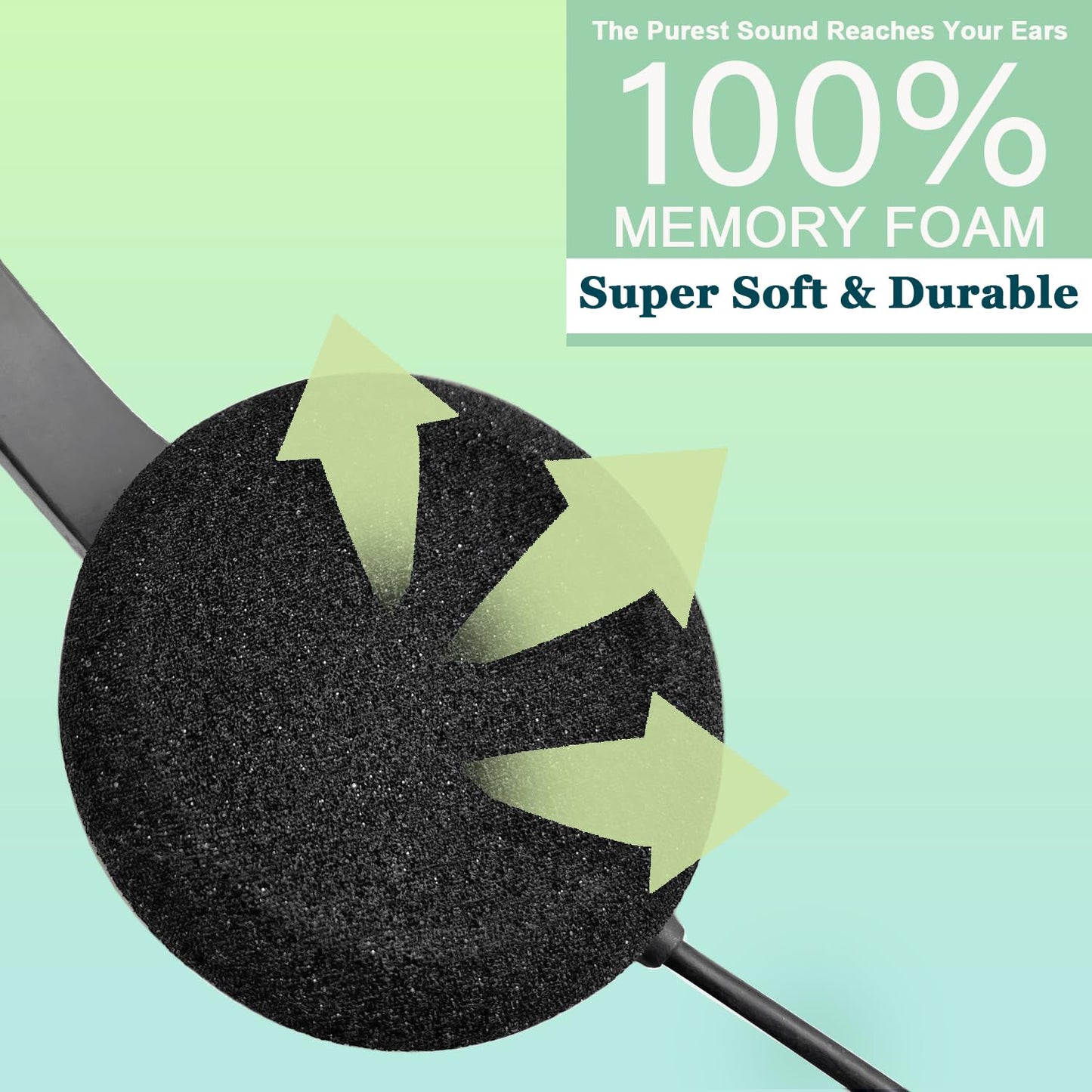 Jabra Headset Ear Cushions Replacement Foam Ear Pads Compatible with Jabra PRO 920 935 930 9450 9460 9465 9470 9400BS GN1900 2000 2100 2025 Biz 620