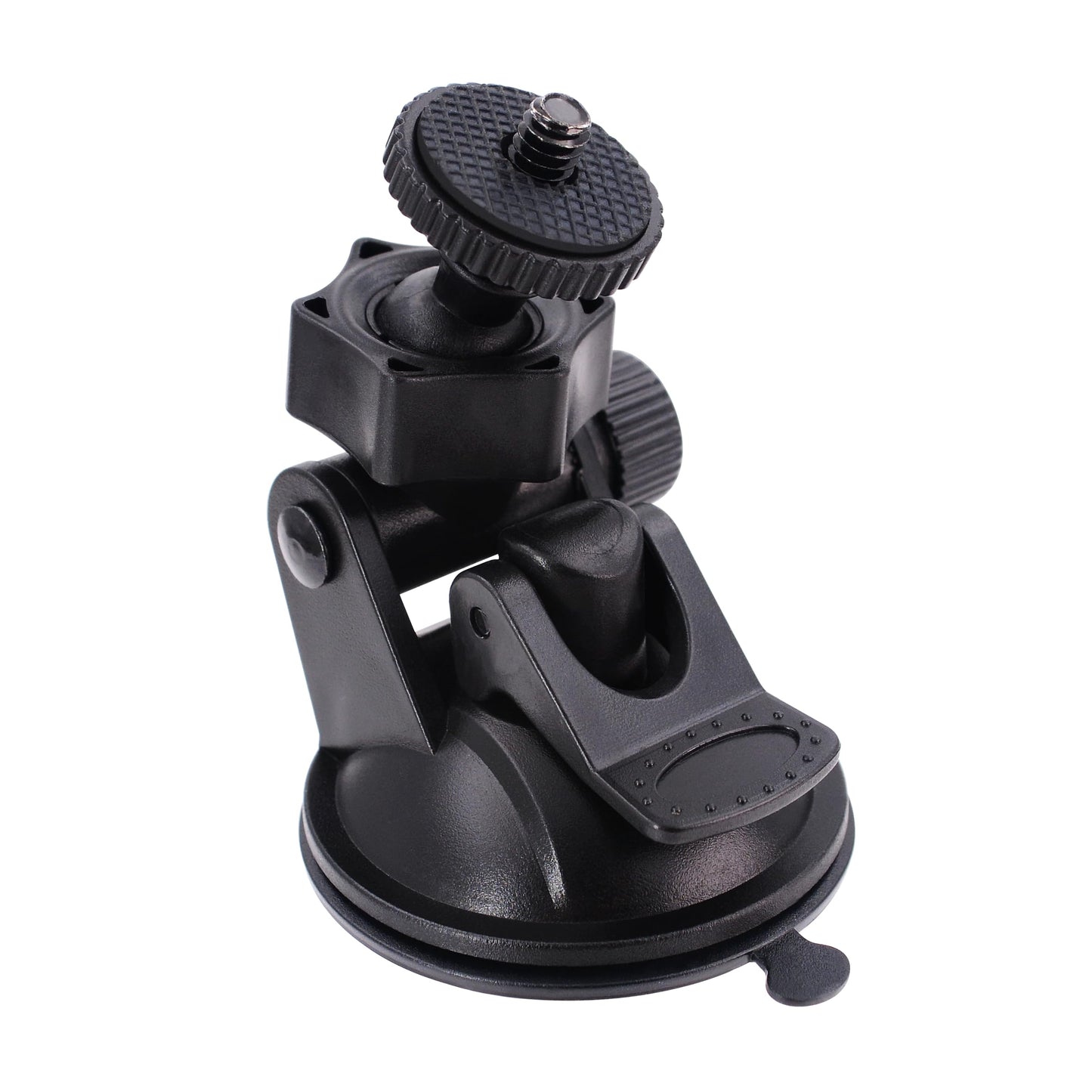 iSaddle CH01A 1/4" 1/8" Thread Camera Suction Mount Tripod Holder in Dash Cam Mount Holder - Screw Tripod Windshield Holder Fits