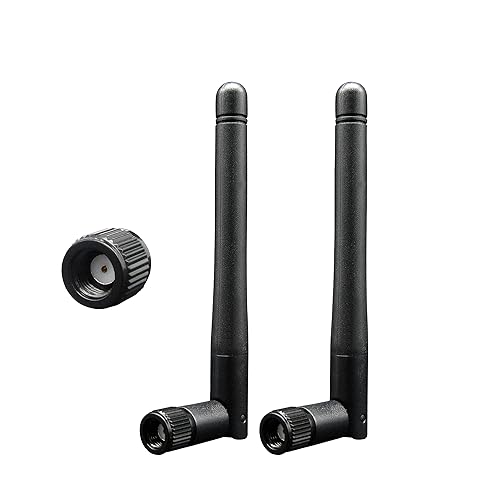 Rydocyee WiFi Antenna PC Bluetooth Antenna, WiFi 6 Dual Band 2.4Ghz 5Ghz 5.8Ghz 3dBi with RP-SMA Male (with No Pin) for Gaming Motherboard, RV Camera