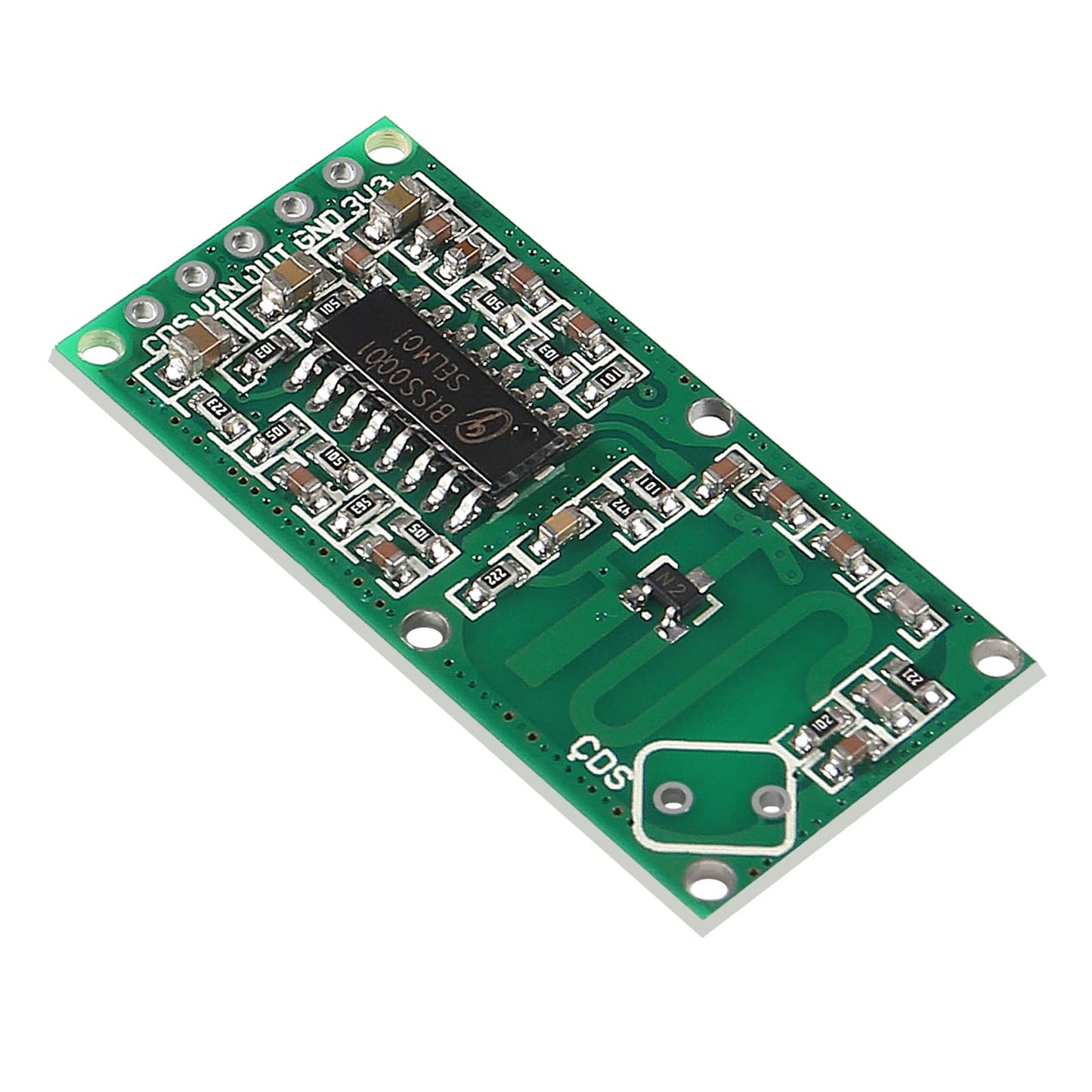 DWEII 12PCS RCWL-0516 Motion Detection Sensor, Microwave Radar Sensor, Switch Module, for Arduino ESP8266 Nodemcu Wemos, for Raspberry PI, for Human