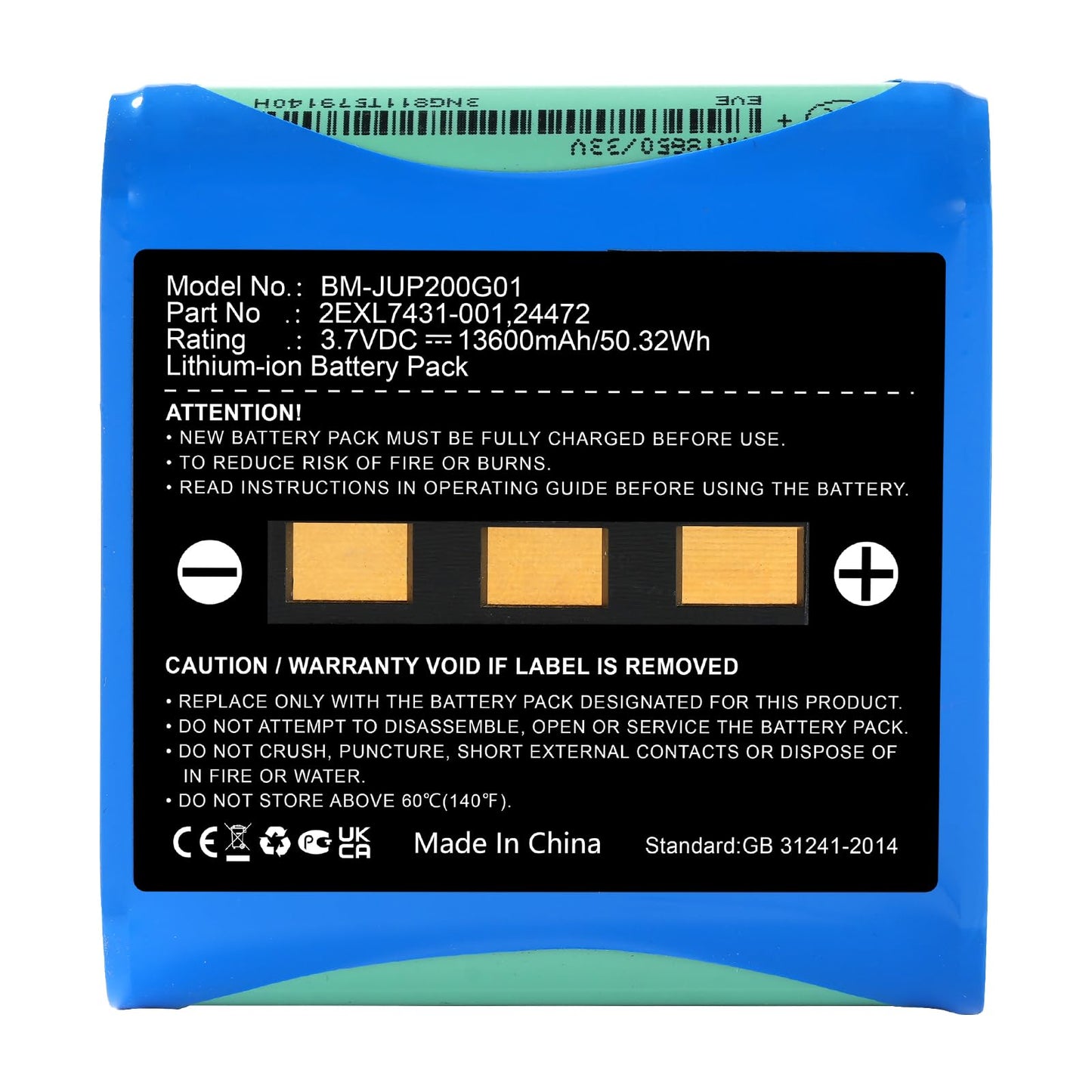 BCXY (13600mAh) Battery Replacement for Juniper Allegro 2 Archer 2 Surveyor 2 Systems AR2 Systems AG2 Carlson Mini 2 Carlson Archer 2, Juniper 24472…