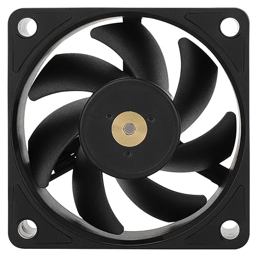 Thermalright TL-B6B 60mm CPU Cooler Fan,Silent Computer Case Fan,6025 Case Cooling,DC 12V CPU Mute Cooling, 3200RPM Speed, Low Noise 20.17dba(Black)