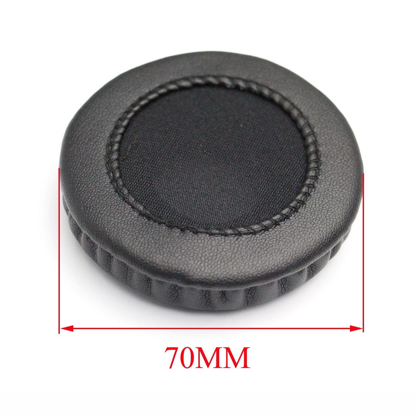 MDR Ear Cups Replacement - Black Ear Pads for MDR-V150 V250 V300 V100 V200 V400 DR-BT101 ZX100 ZX300 Headphones - 70MM