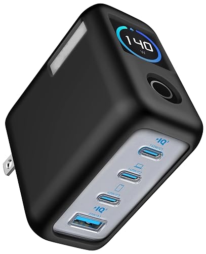 Geiomoo Soft Silicone Case for Anker Zolo 140W, Flexible Scratch Resistant Cover (Black)