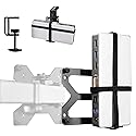 VIVO Universal Docking Station Mount for Workstation, Behind Monitor VESA Mounting, Under Desk Installation, Heavy Duty C-clamp Options, Fits Docking