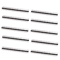 bnafes 10PCS 40Pin 2.54mm Dual Row Right Angle PCB Male Pin Header Strip Connector