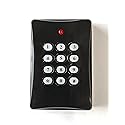 Blue Charm Fake Security Alarm Keypad, Extra Long 1.5 Year Continuous Usage Battery Life, No Wiring Needed, Red Blinking LED Light with Black Housing