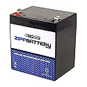 ZIPPBATTERY 12V 4.5AH Maintenance-Free Battery for Alarm Systems, Scooters, Toys, Emergency Lights, and More - Spade (F1) Terminal