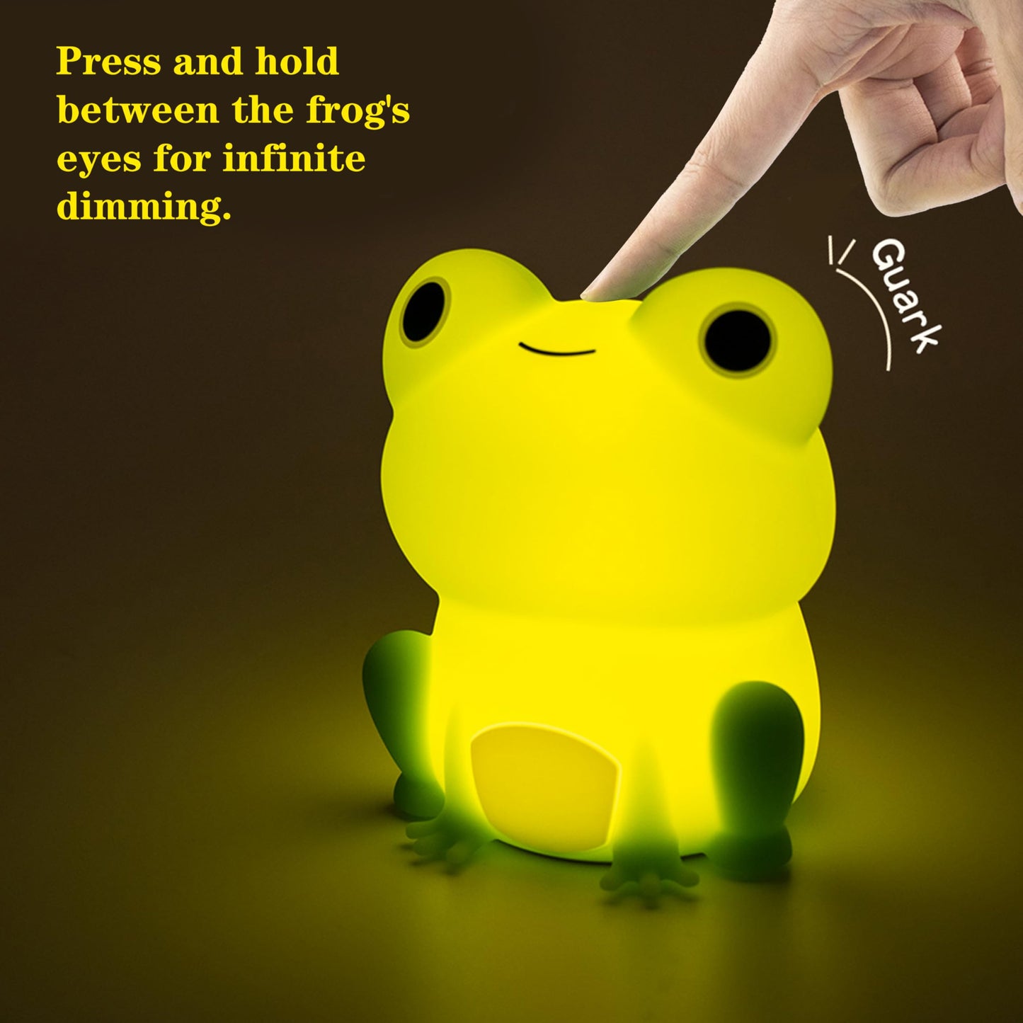 Myratts Led Cute Frog Night Light, Colorful Dimmable Timer Nursery Kawaii Lamps, Super Squishy Silicone USB Rechargeable Beside Lamp, Used for Camping