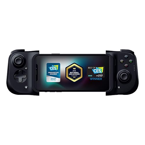 Razer Kishi Mobile Game Controller/Gamepad for iPhone iOS: Works with most iPhones - X, 11, 12, 13, 13 Max - Apple Arcade, Amazon Luna, Google Stadia