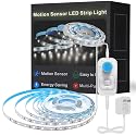 Motion Sensor Led Light Strip - Under Cabinet Lighting with Power Adapter, 6 Adjustable Brightness and Timing, Light Strips for Kitchen Cabinets