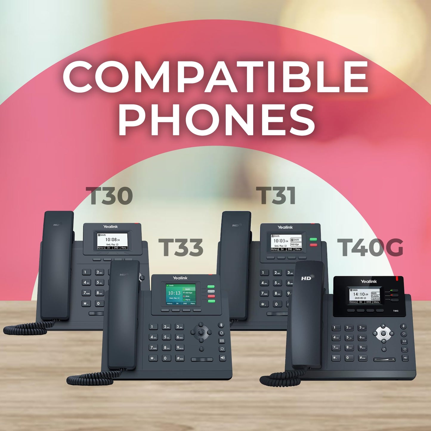 Yealink Power Supply PS5V600US 5V 0.6A - Cordless Phones W56H, W52H, W57R, W59R, W71H, W73H, W74H, W76, W78H, Desk Phones - T40G, T23G, T21, T21P