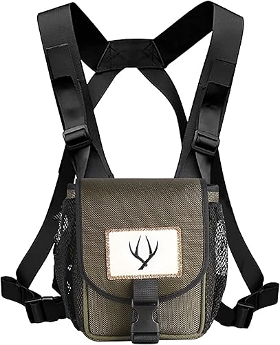 CELTICBIRD Binocular Harness Chest Pack, Binoculars Harness and Case, Binocular Accessories, Adjustable Bino Harness