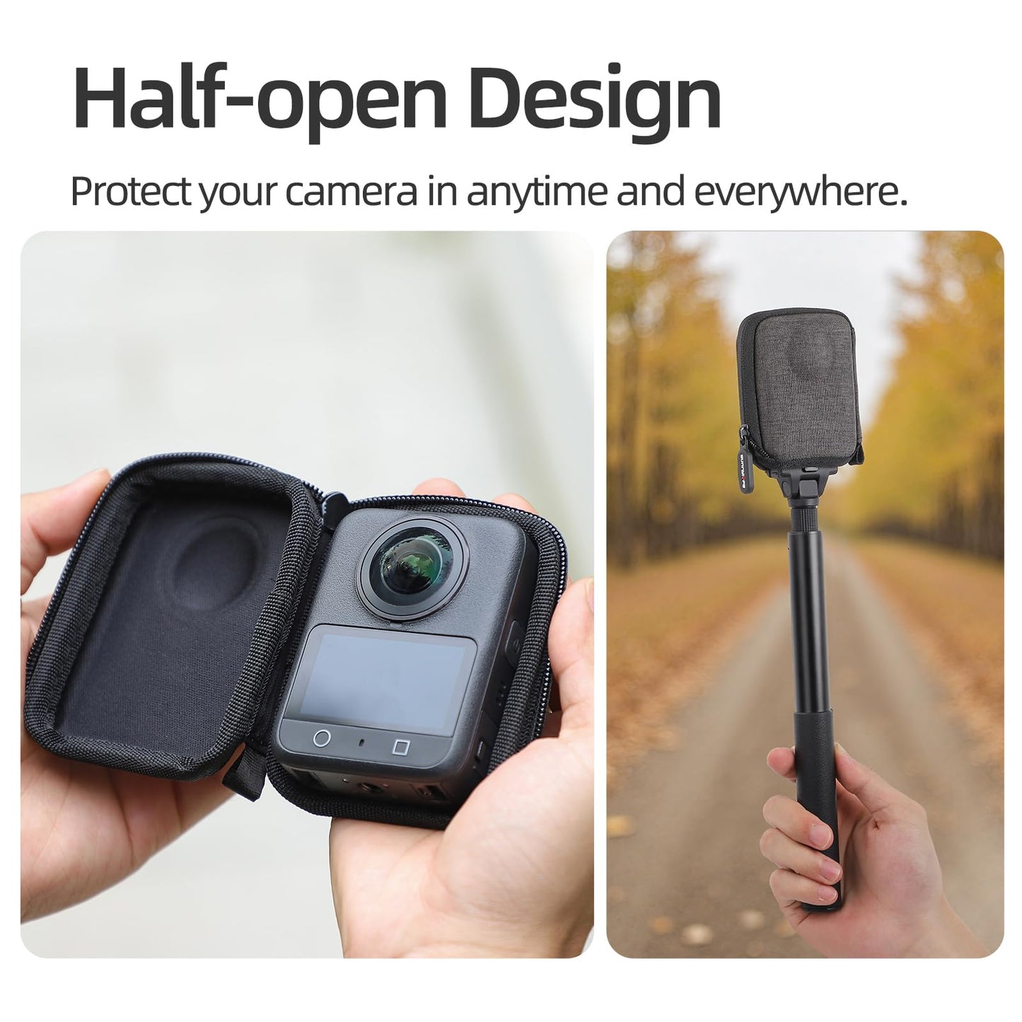 FSIDIWT Mini Storage Bag Case for DJI Osmo 360 Camera, Portable Protective Small Carrying Case for DJI Osmo 360 Accessories