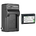 Kastar 1-Pack Battery and AC Wall Charger Replacement for Sony DCR-SR62, DCR-SR65, DCR-SR77, DCR-SR8, DCR-SR80, DCR-SR82, DCR-SR85, DCR-SR87