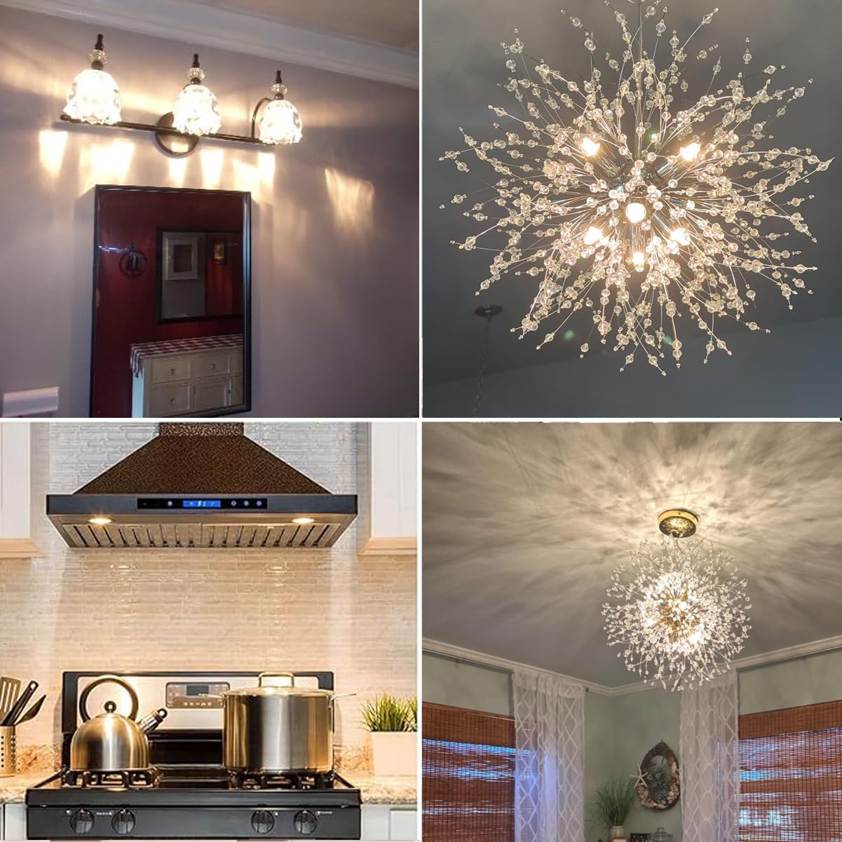 WokHok Appliance Light G9 Bulbs,120V T4 Bi-Pin 40W Xenon Small Light Bulb for Chandeliers, Spot Down Lamp, Cabinet Lights, Long Lasting Lifespan