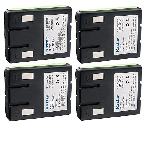 Kastar 4-Pack Battery Replacement for Radio Shack/Tandy 23271, 23295, 26305, 43682, 43682A, 438024, 438026, 960-1377, 23-271, 23-295, 43-682, 43-682A